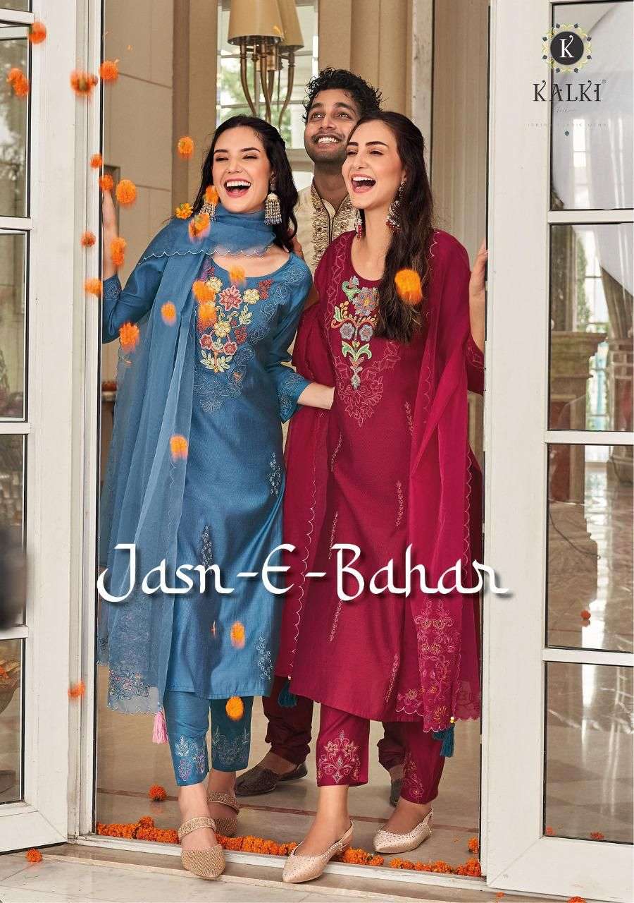 KALKI FASHION JASN-E-BAHAR KURTIS PENT DUPATTA LATEST COLLECTION