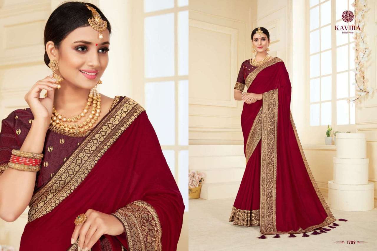 KAVIRA ANUPAMA SILK SAREE WHOLESALE CATLOGE  