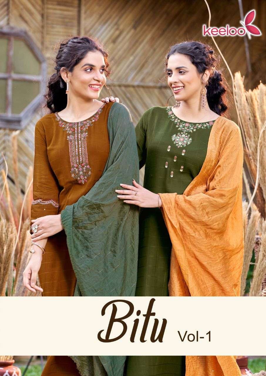 KOODEE BITU VOL-1 KURTI PENT WITH DUPATTA WHOLESALE