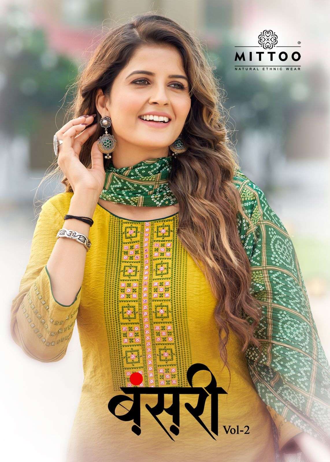 MITTOO BANSARI  VOL-2 VISCOS  KURTIS PENT DUPATTA LATEST COLLECTION