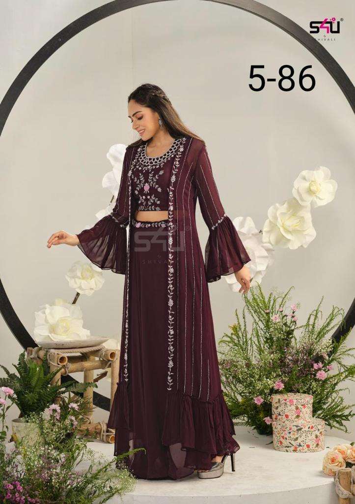 Western S4u Party Wear Long Rayon Gown At Wholesale Rate, Printed, Stitched  at Rs 1131 in Surat