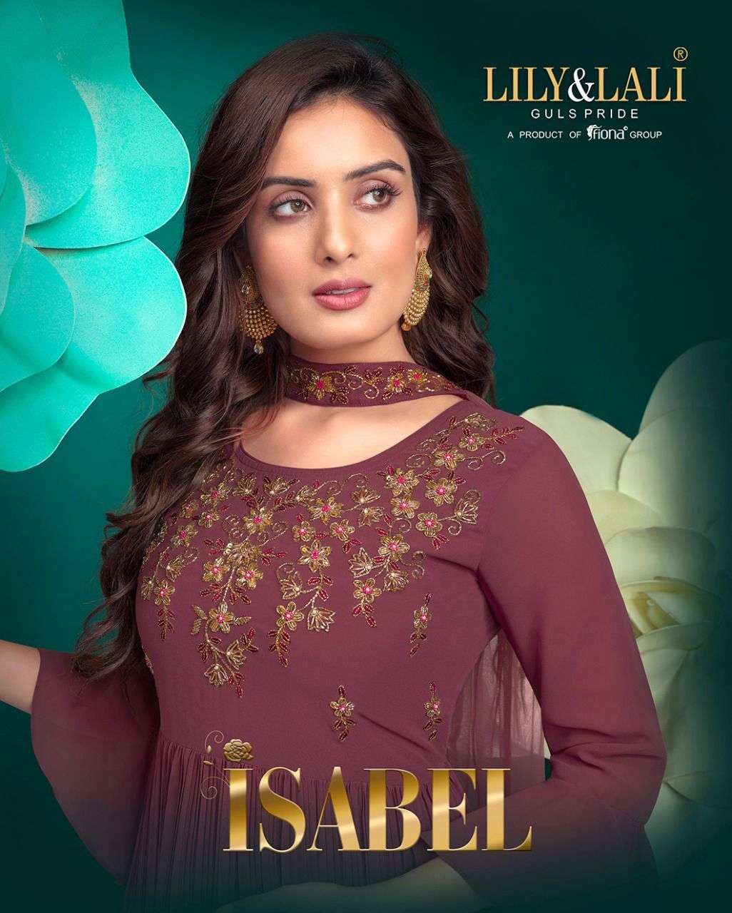 LILY & LALY ISABEL GEORGETTE  KURTIS SHARARA  WITH DUPATTA LATEST CATLOGE WHOLESALE 