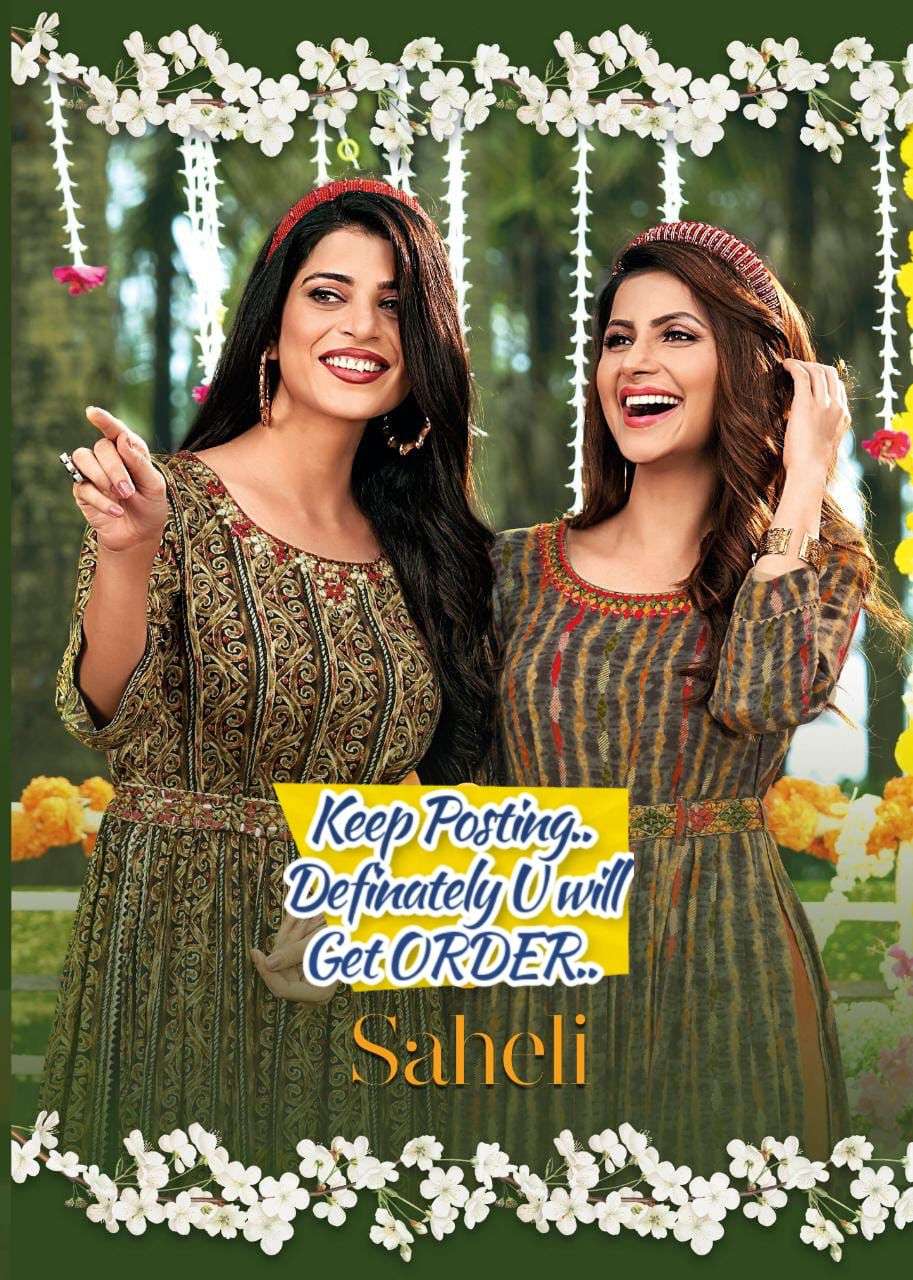 SAHELI BY NAYRA CUT KURTIS WHOLESALER CATLOGE 