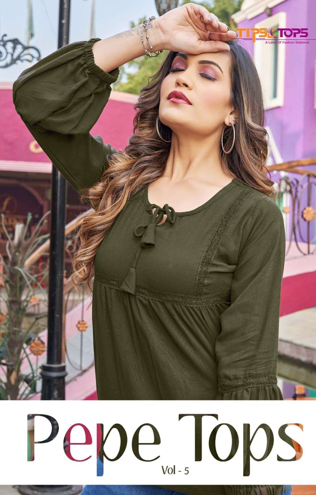 TIPS & TOPS PEPE TOPS Vol 05 RAYON TOP LATEST WHOLESALE CATLOGE