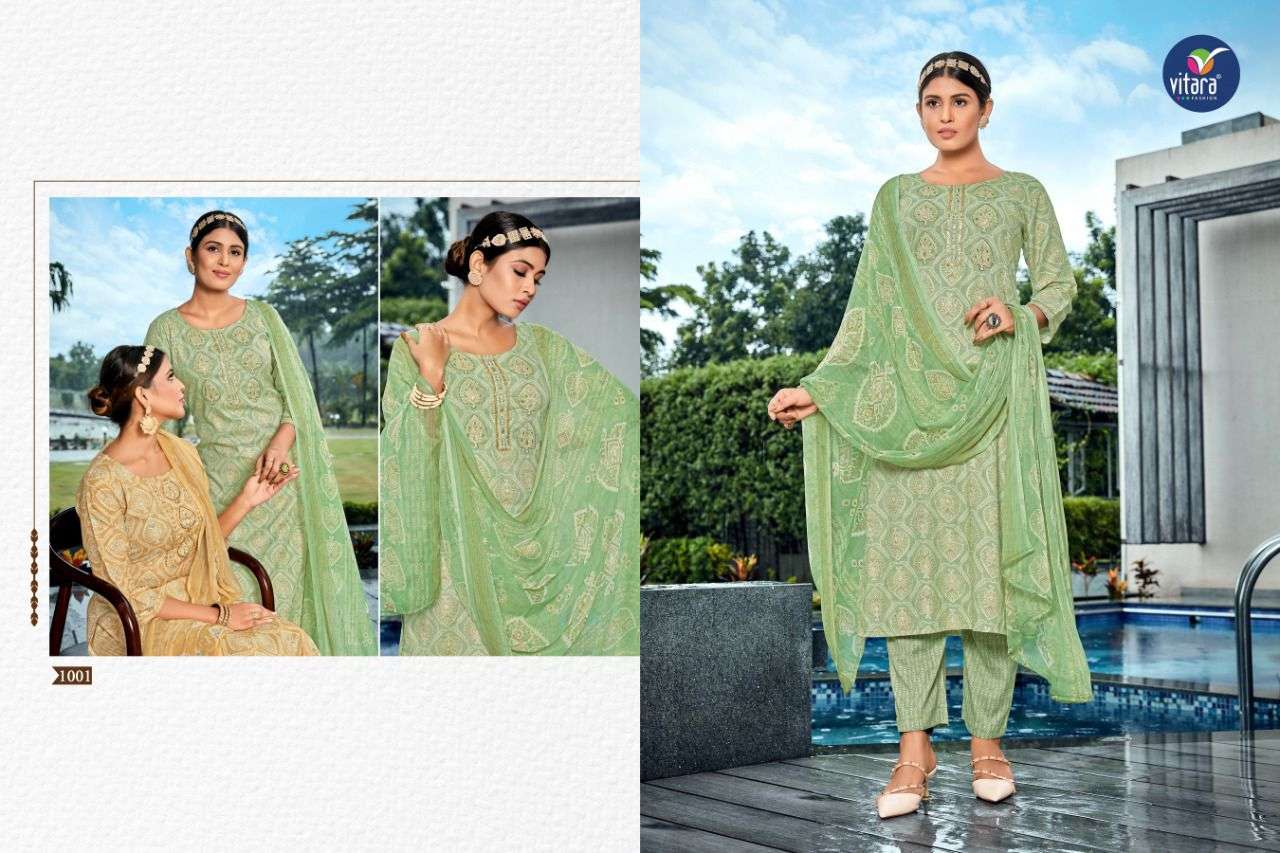 VITARA FASHION VESTA KURTI PENT DUPATTA LATEST COLLECTION 