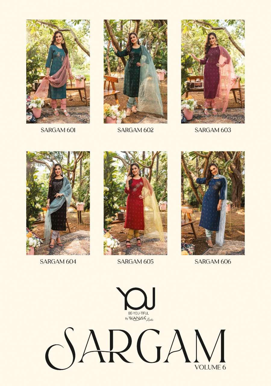 WANNA SARGAM VOL-6  FANCY KURTIS BOTTOM WITH DUPATTA LATEST CATLOGE 