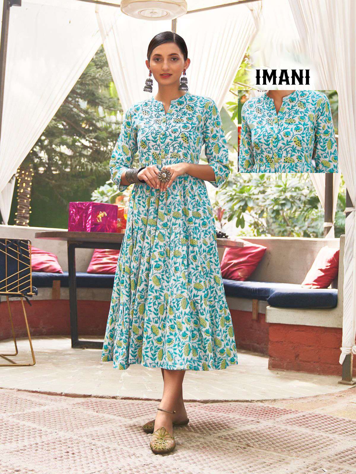 MAA CREATION IMANI COTTON HANDLOOM GOWN CATALOG WHOLESALER