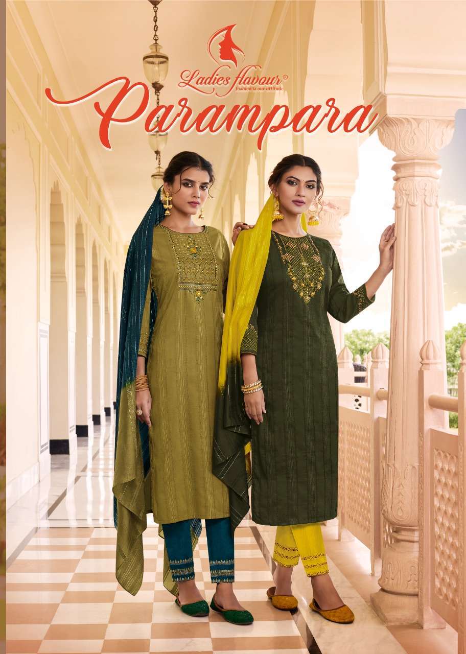 LADIES FLAVOUR PARAMPARA VISCOS KURTI LATEST CATLOGE 