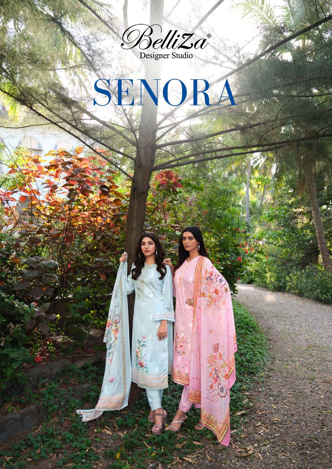 BELLIZA DESIGNER SENORA  COTTON SALWAR SUIT WHOLESALE CATLOG