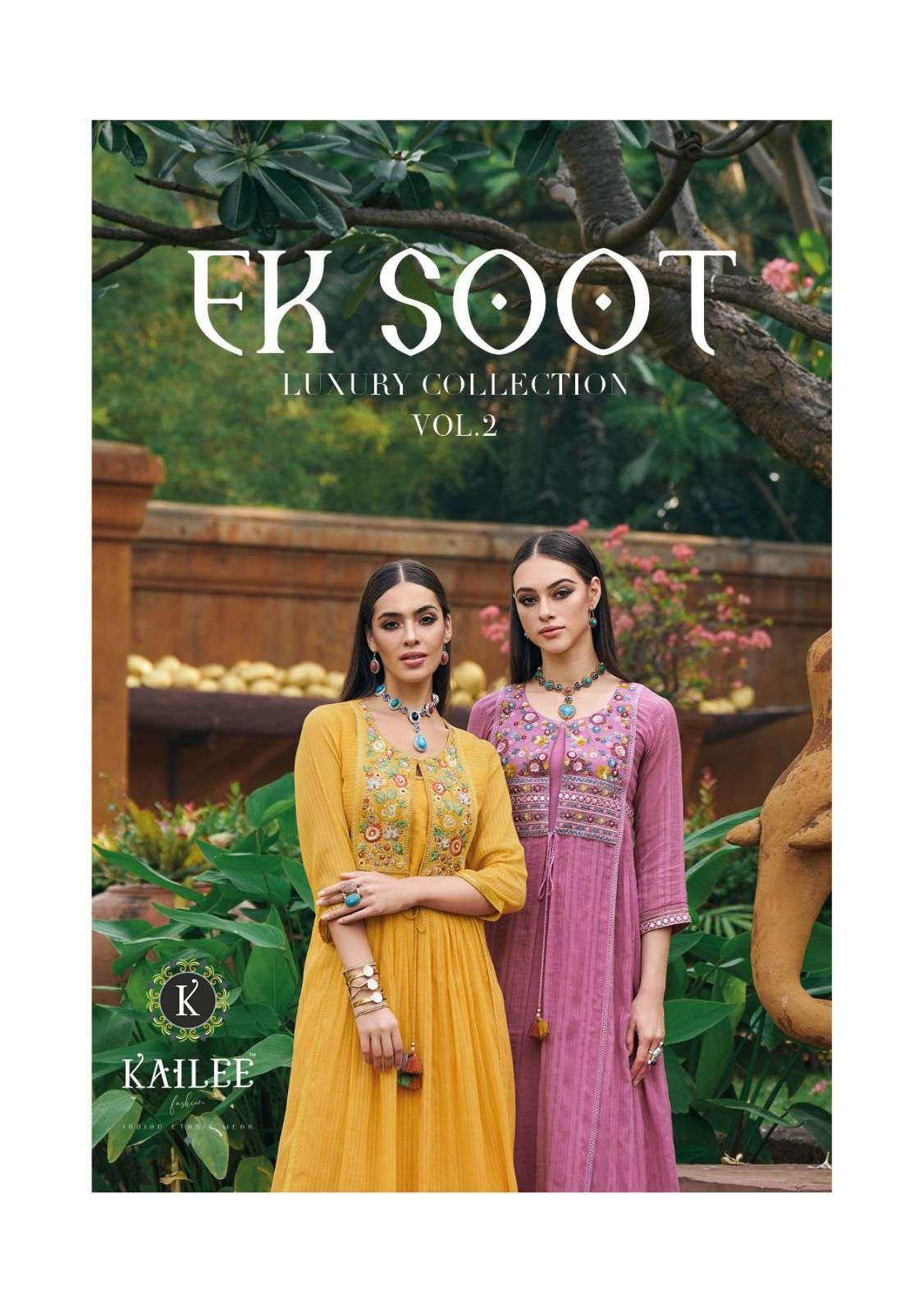 KALKI FASHION EK SOOT VOL- 2 COTTON FANCY KURTIS LATEST CATLOGE WHOLESALER 