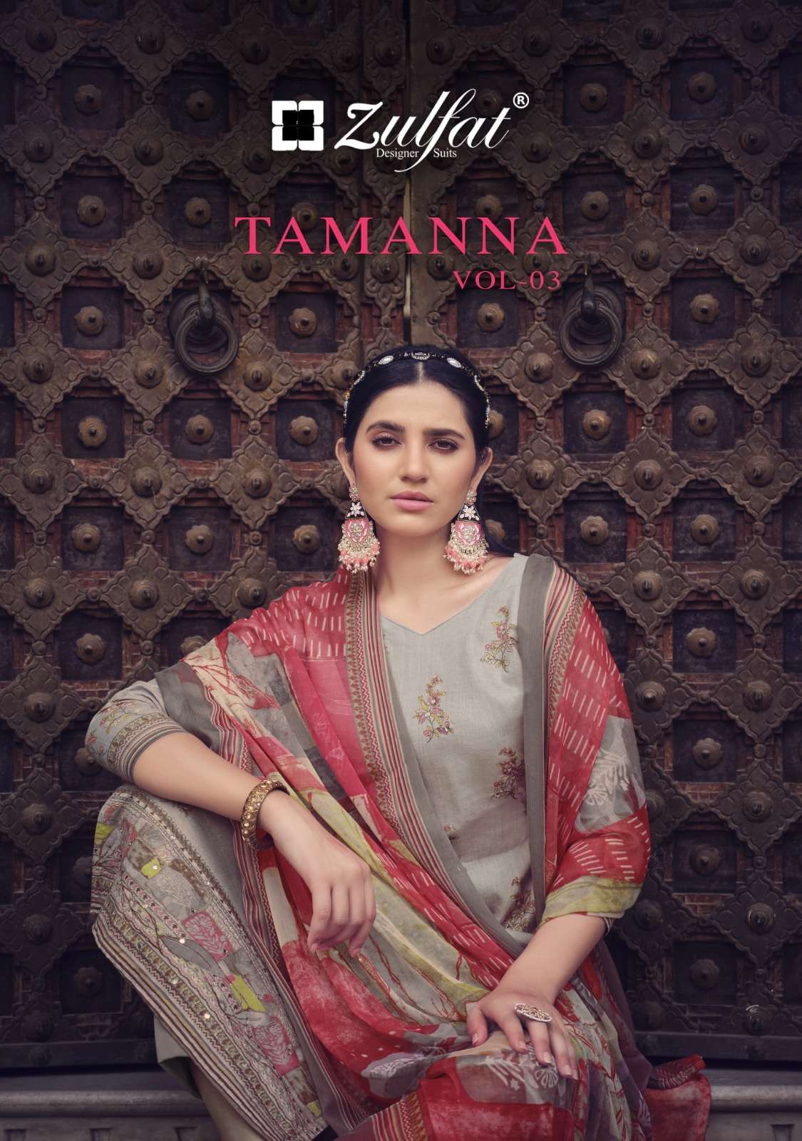 ZULFAT DESIGNER TAMANNA VOL 3 COTTON DESIGNER SUIT CATLOG WHOLESALE