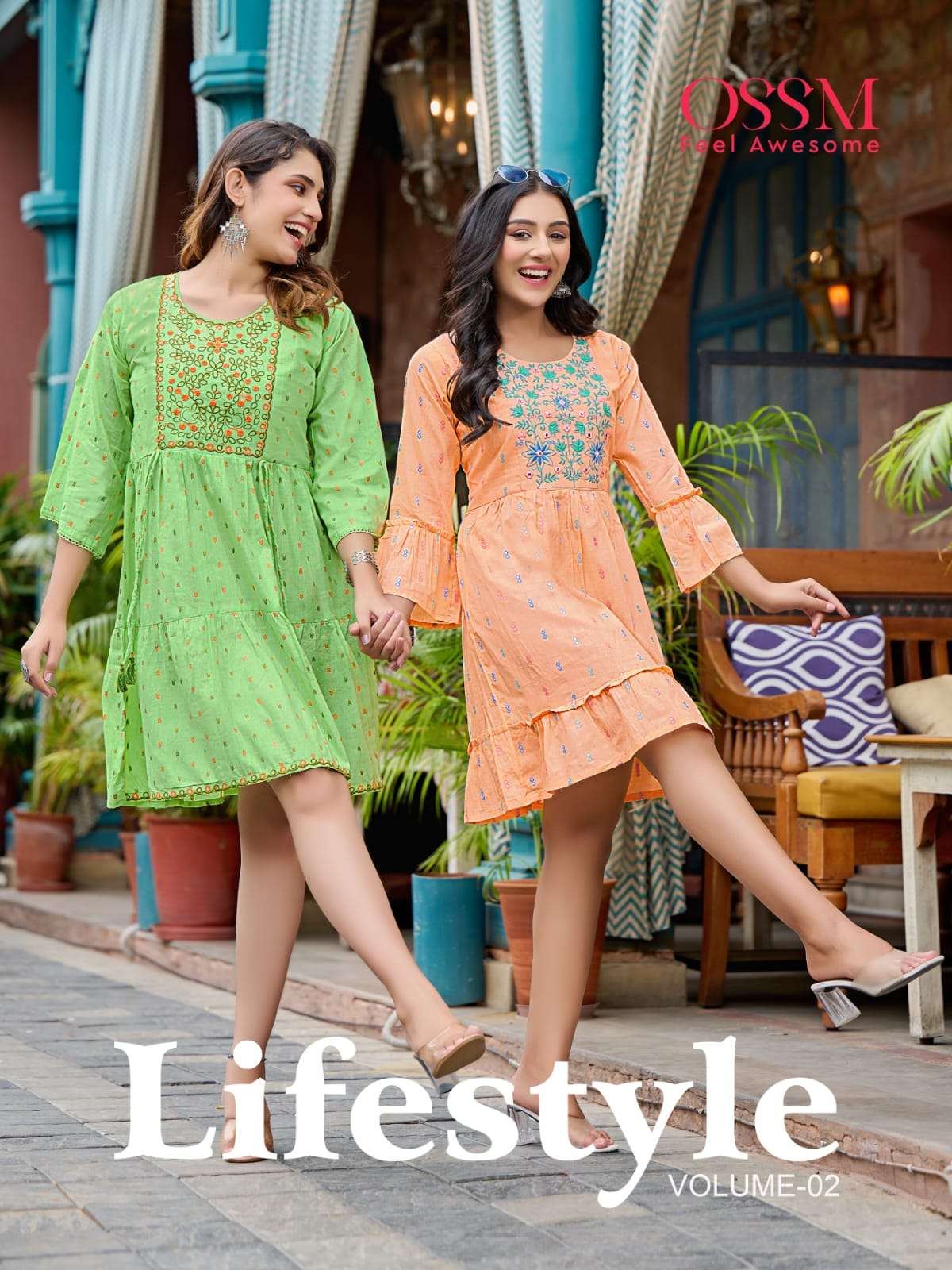 OSSM LIGESTYLE VOL 2 COTTON FANCY TUNIC WHOLESALE COLLECTION