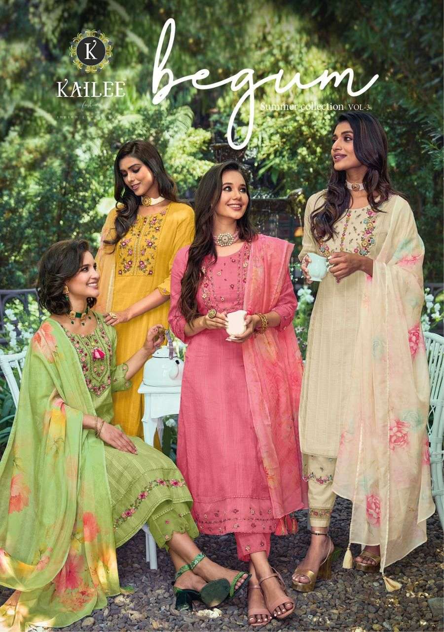 KAILEE BEGUM VOL 3 COTTO READYMADE SUIT LATEST WHOLESALE COLLECTION 