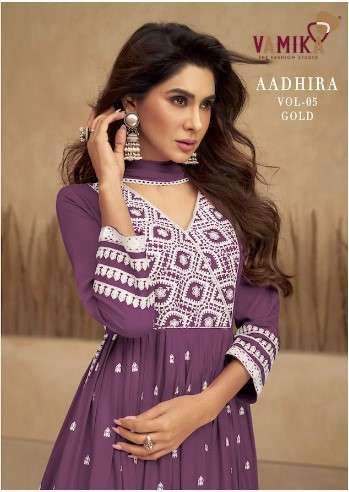 ADHIRA VOL 5 BY VAMIKA ALIACUT READYMADE SUIT LATEST COLLECTION  