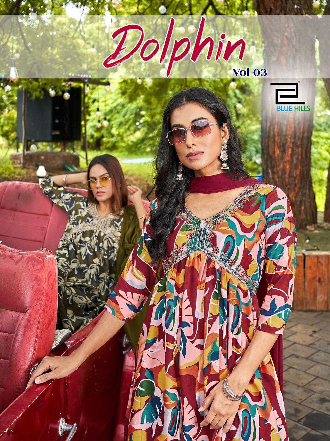 DOLPHINE VOL 3 BY BLUE HILLS ALIA CUT READYMADE SUIT LATEST COLLECTION 