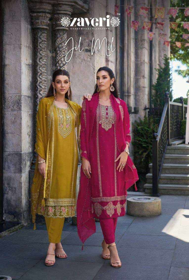 EBA JILMIL SOFT ORGENZA  SUIT LATEST COLLECTION WHOLESALE CATLOG