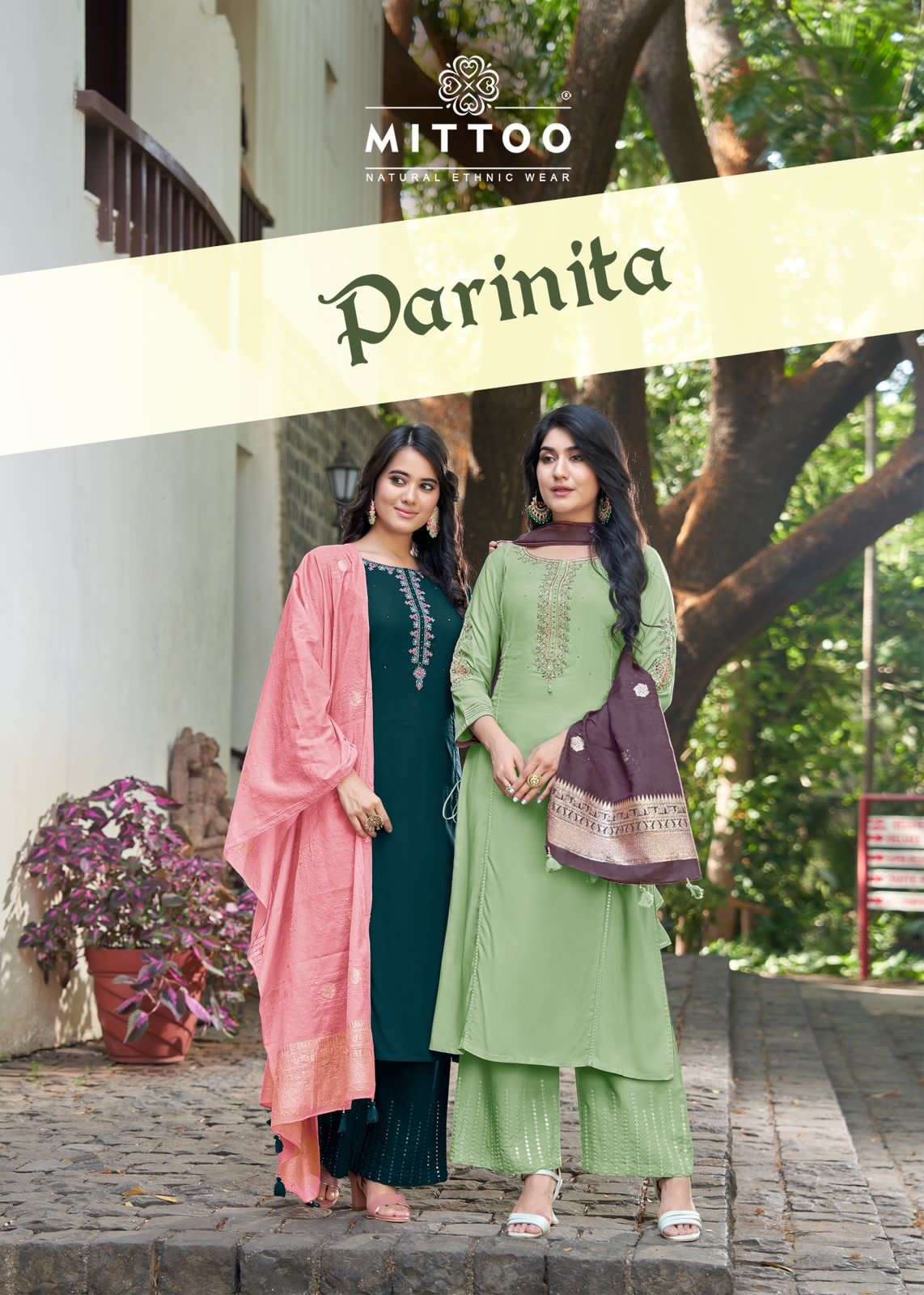 MITTOO PARNITA RAYON SUIT LATEST COLLECTION WHOLESALER 