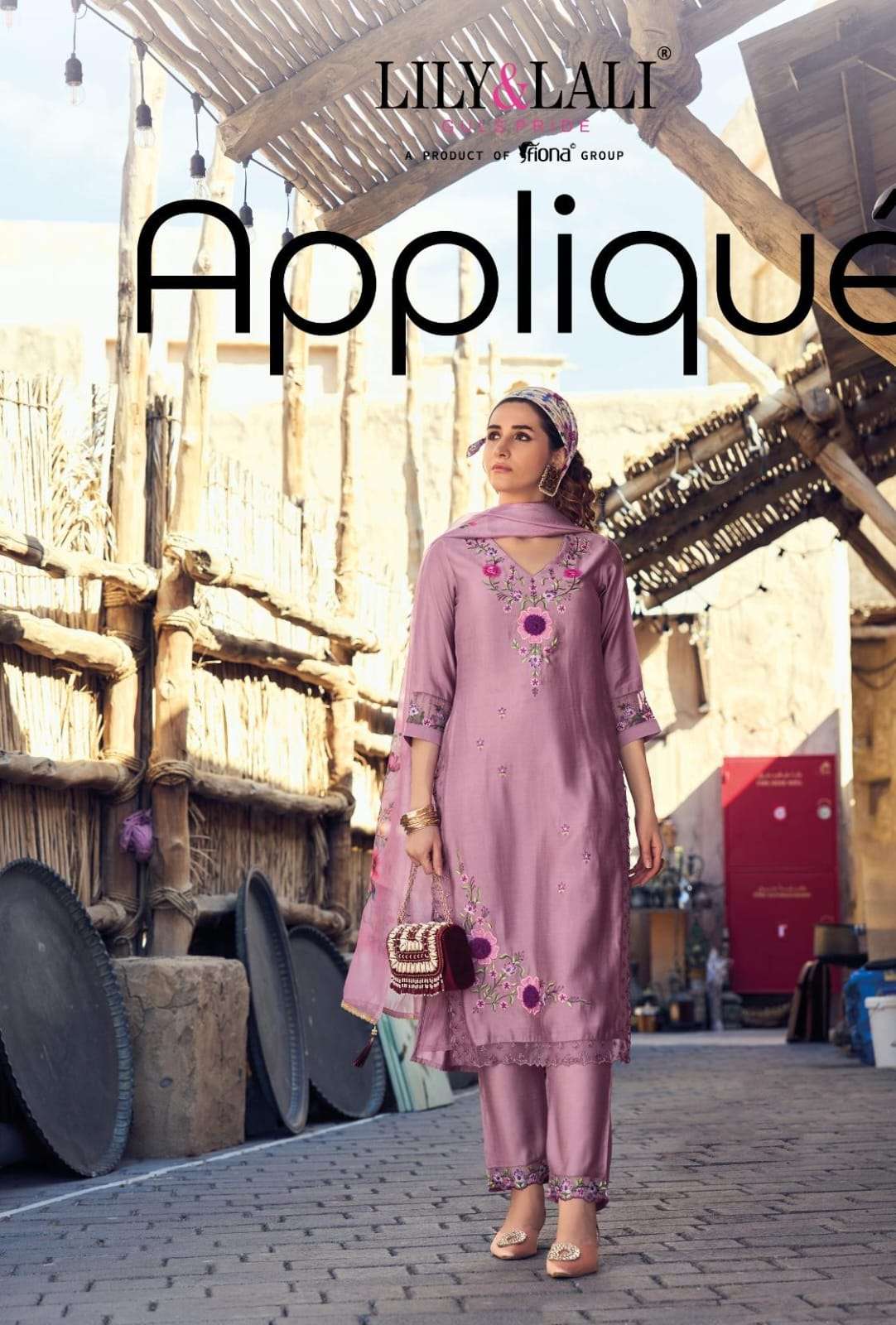 LILY & LALI APPLIQUE MASLIN KURTIS LATEST WHOLESALE COLLECTION 