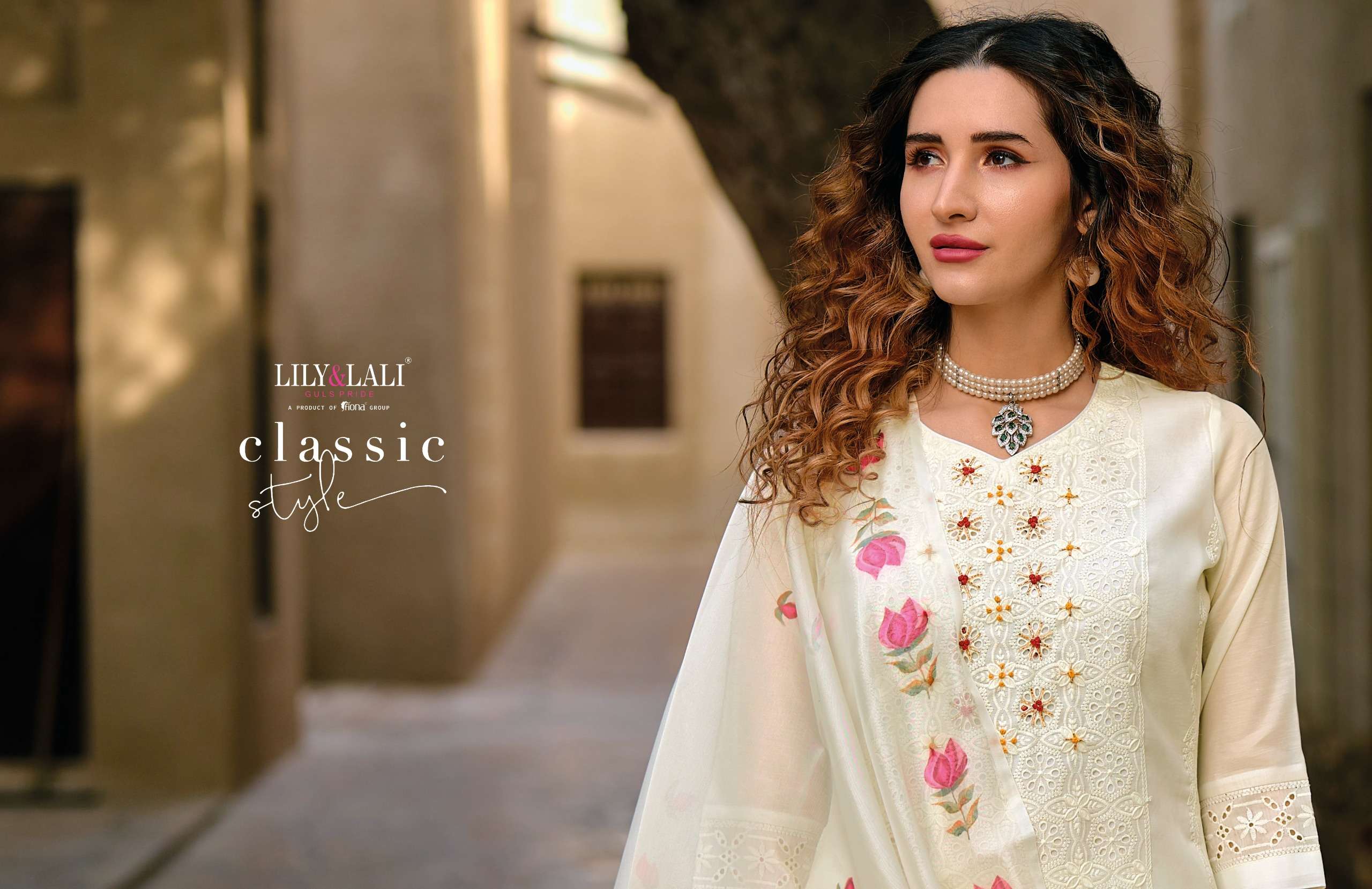 LILY & LALY WHITE LOTUS READYMADE SUIT LATEST COLLECTION 