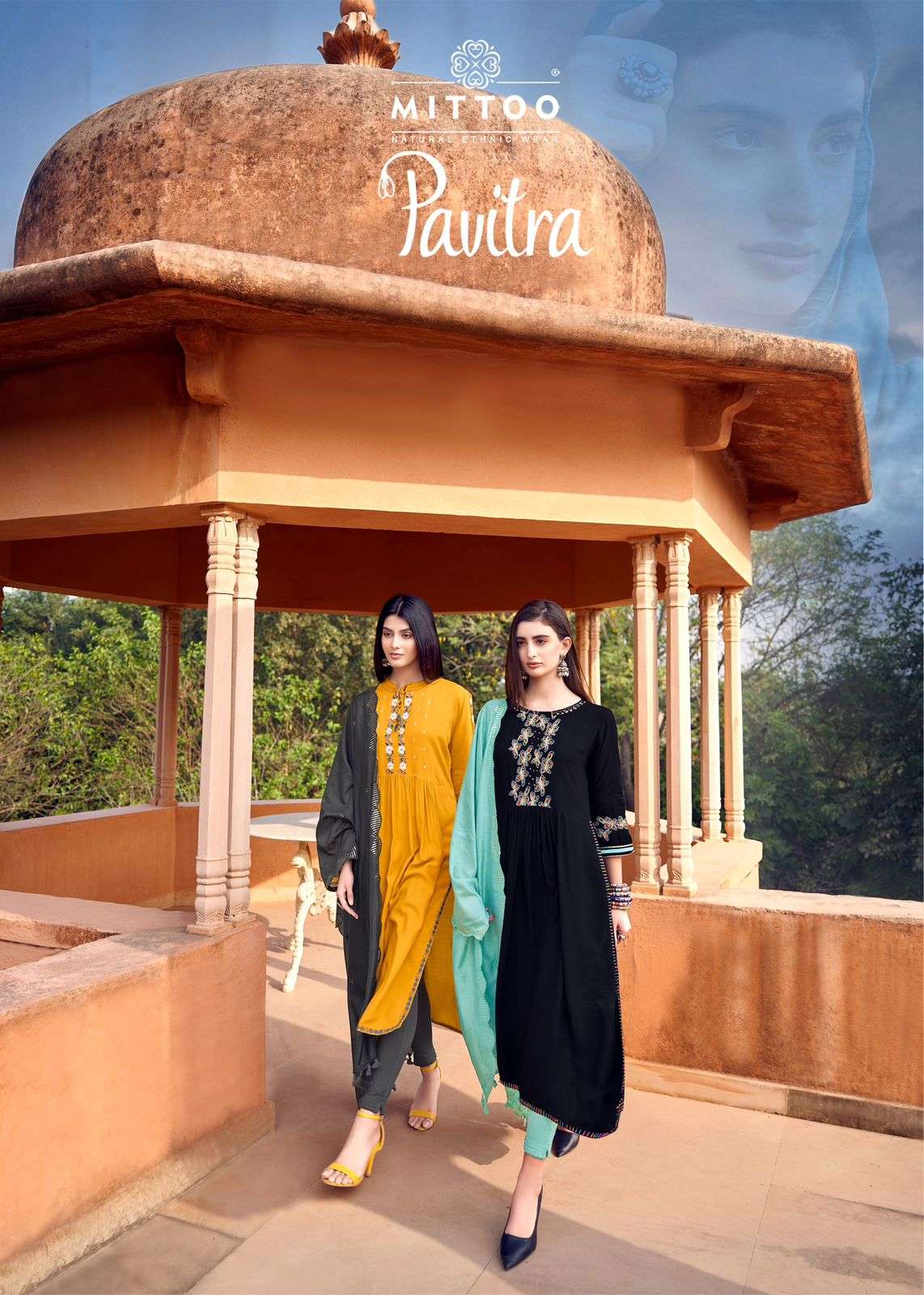 MITTOO PAVITRA RAYON READYMADE SUIT LATEST COLLECTION 