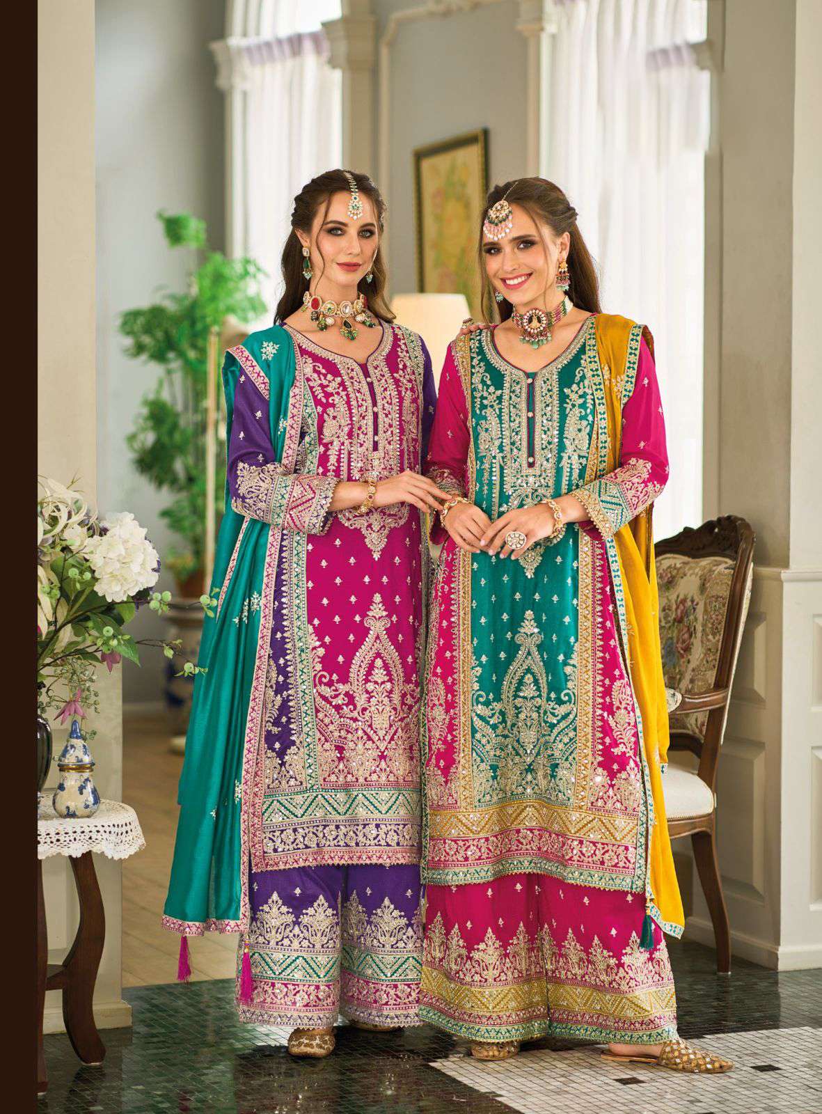 EBA SWARA PREMIUM SILK READYMADE SUIT LATEST COLLECTION WHOLESALER