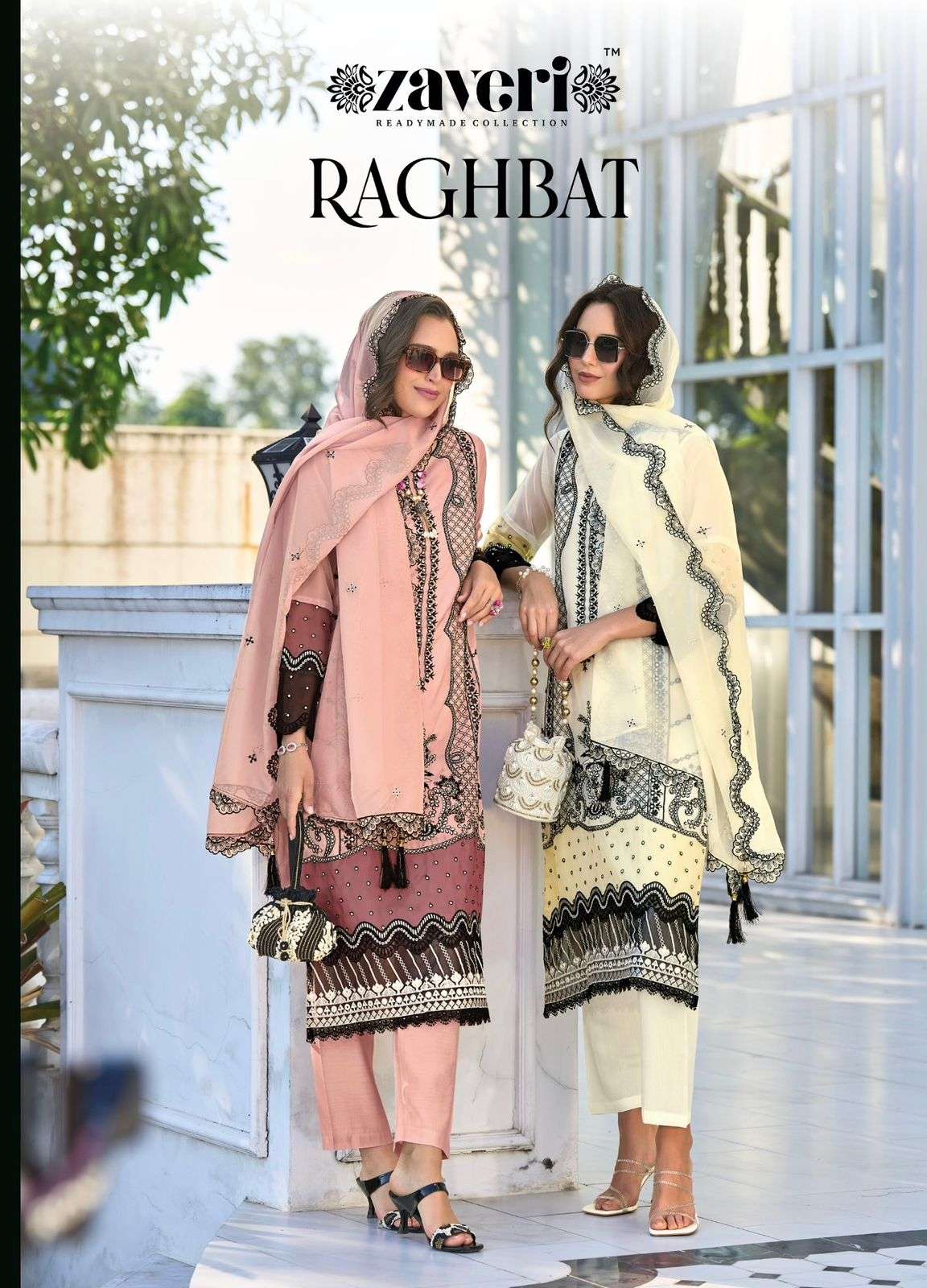 ZAVERI BY RAGHBAT READYMADE PAKISTANI SUIT LATEST COLLECTION 