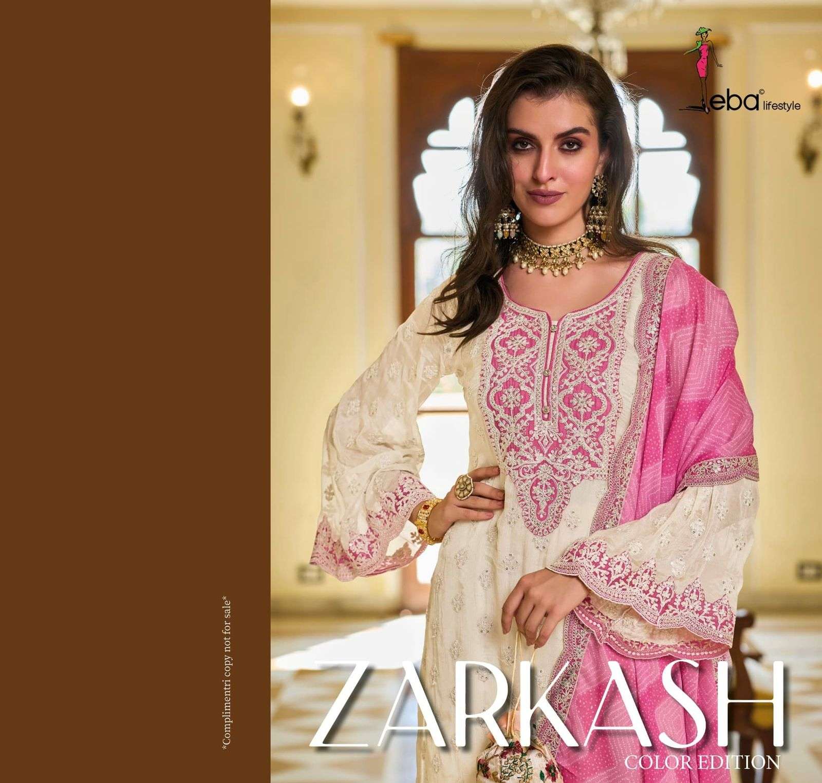 EBA ZARKASH CHINON READYMADE SUIT WHOLESALE COLLECTION 