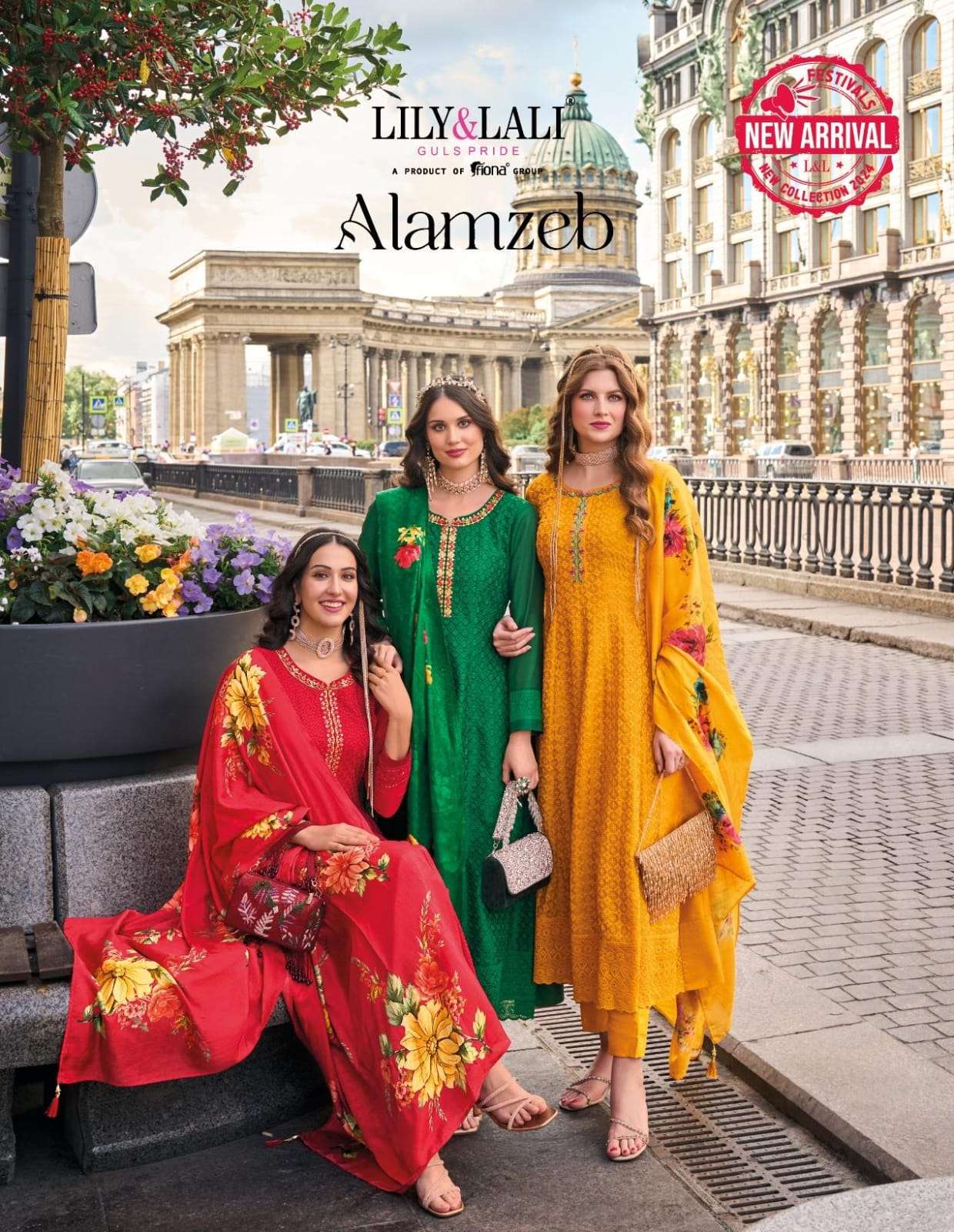 LILY & LALI ALAMZEB SCHIFFLI READYMADE KURTI WHOLESALE EXPORTER