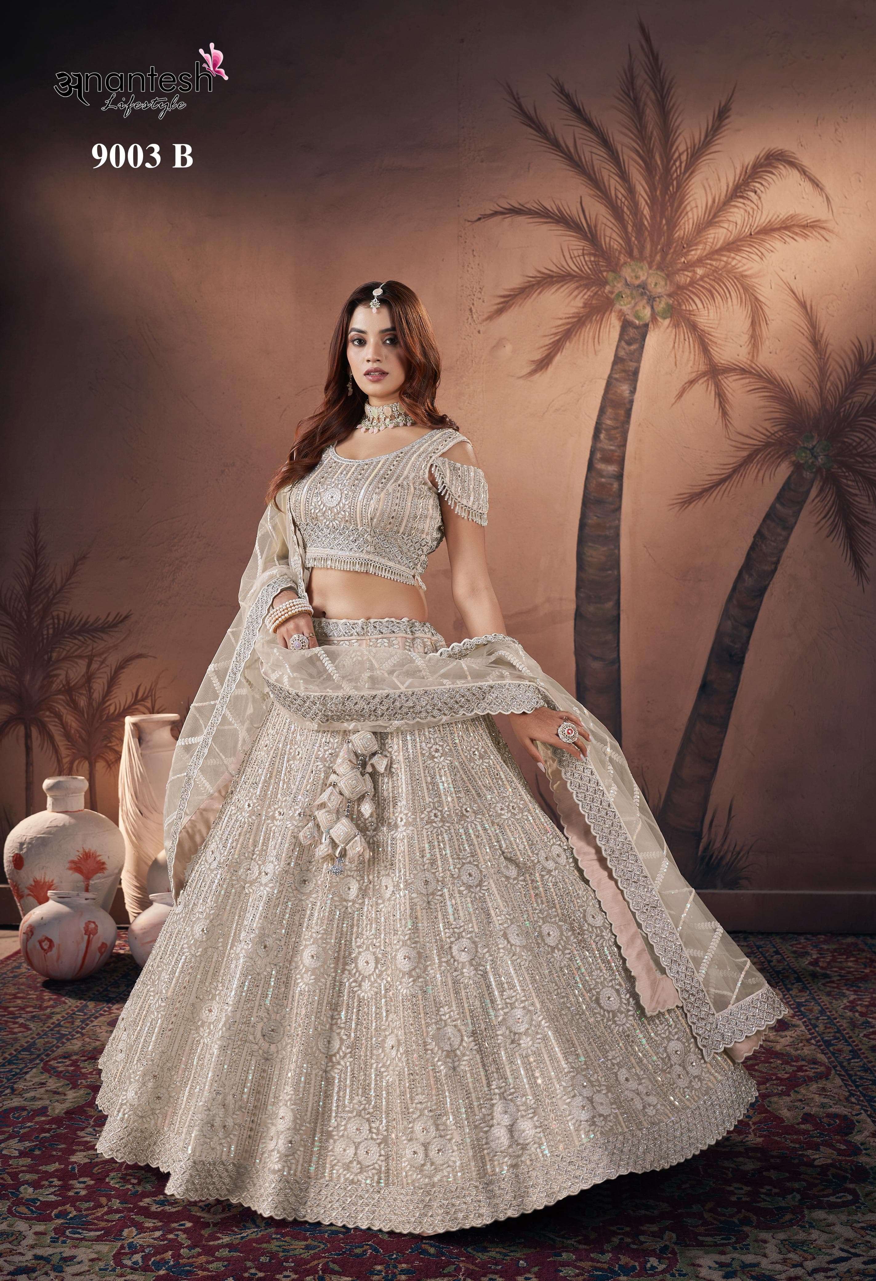 ANANTESH BRIDAL COUTURE PARTYWEAR READYMADE LEHENGHA CHOLI WHOLESALE