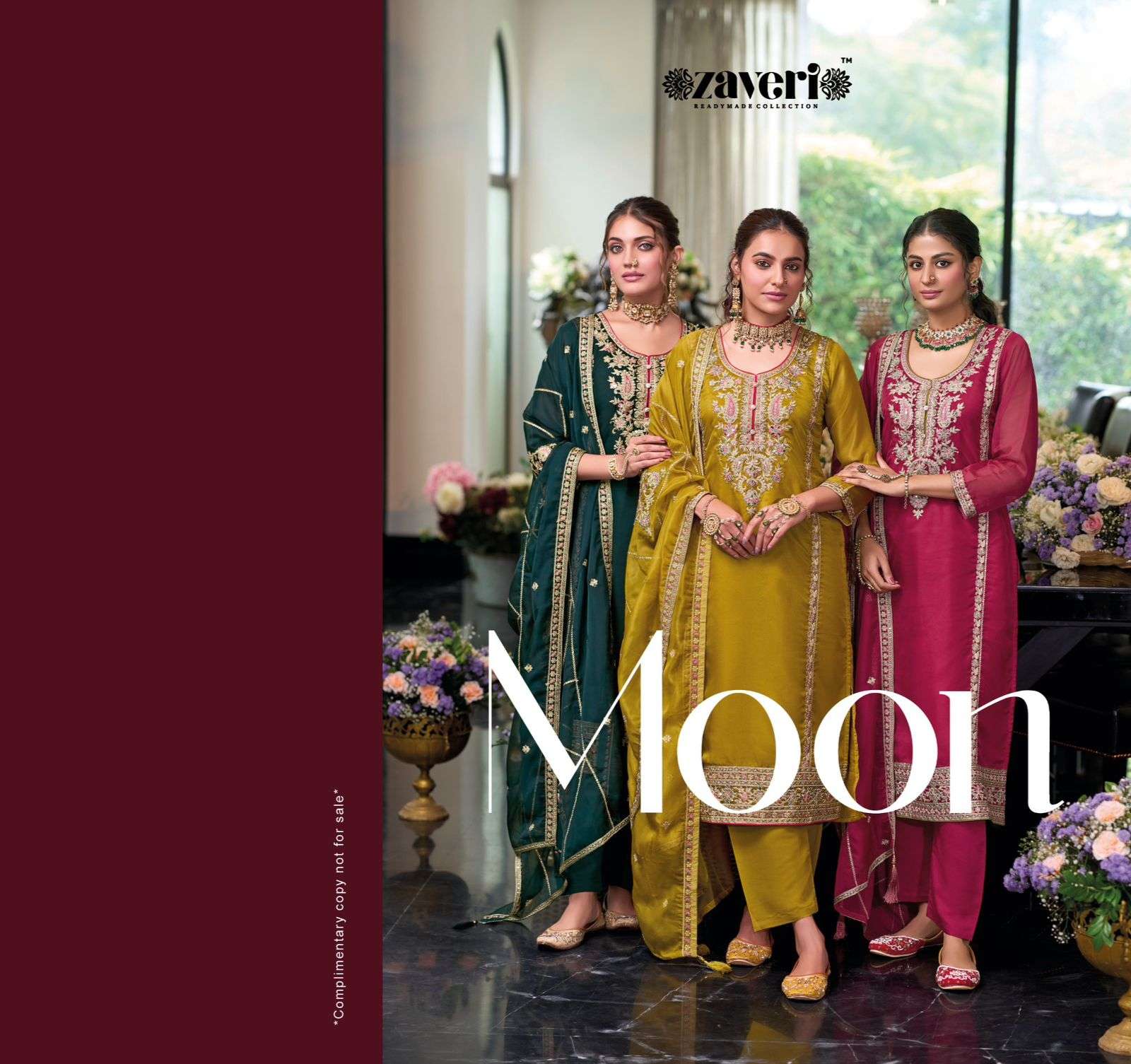 EBA MOON ORGANZA READYMADE SUIT WHOLESALE COLLECTION 