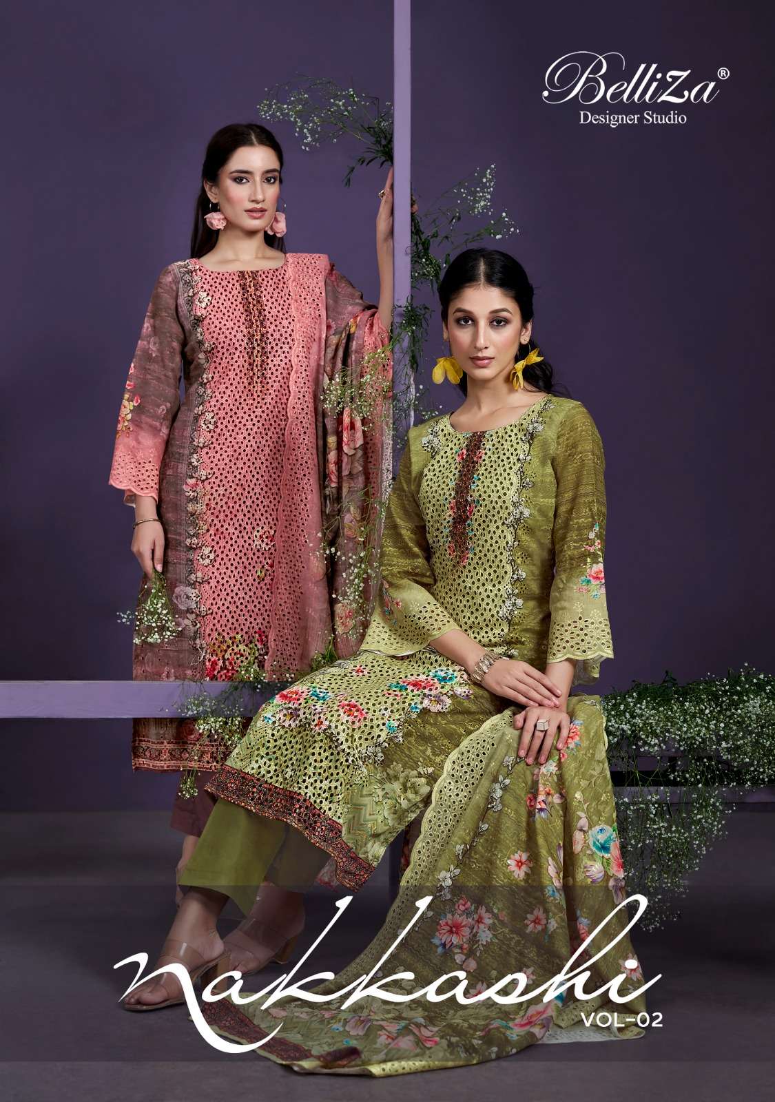 BELLIZA NAKKASHI VOL 2 COTTON SUIT WHOLESALER & EXPORTER