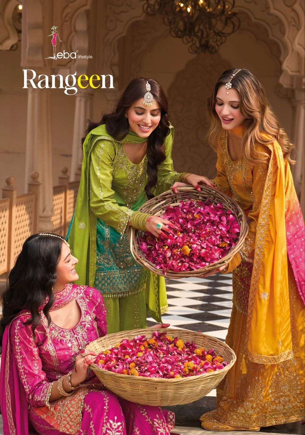 EBA RANGEEN 2025 RAMZAN DESIGNER  COLLECTION WHOLESALE