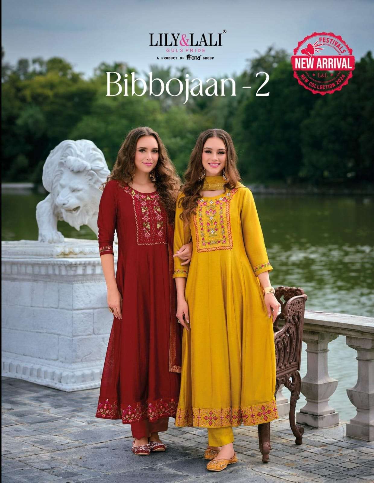 LILY & LALI BIBOOJAAN VOL 2 SILK READYMADE SUIT CATLOG WHOLESALER 