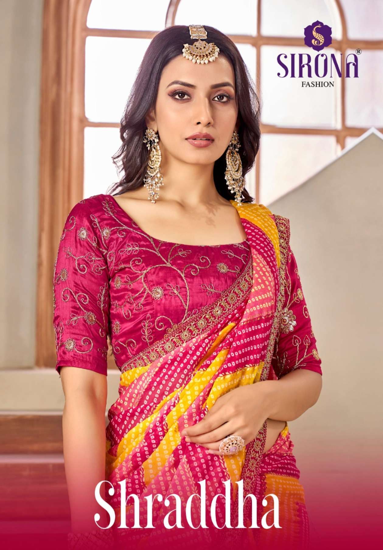 SIRONA FASHION SHRADDHA CIFFION SAREE WHOLESALER