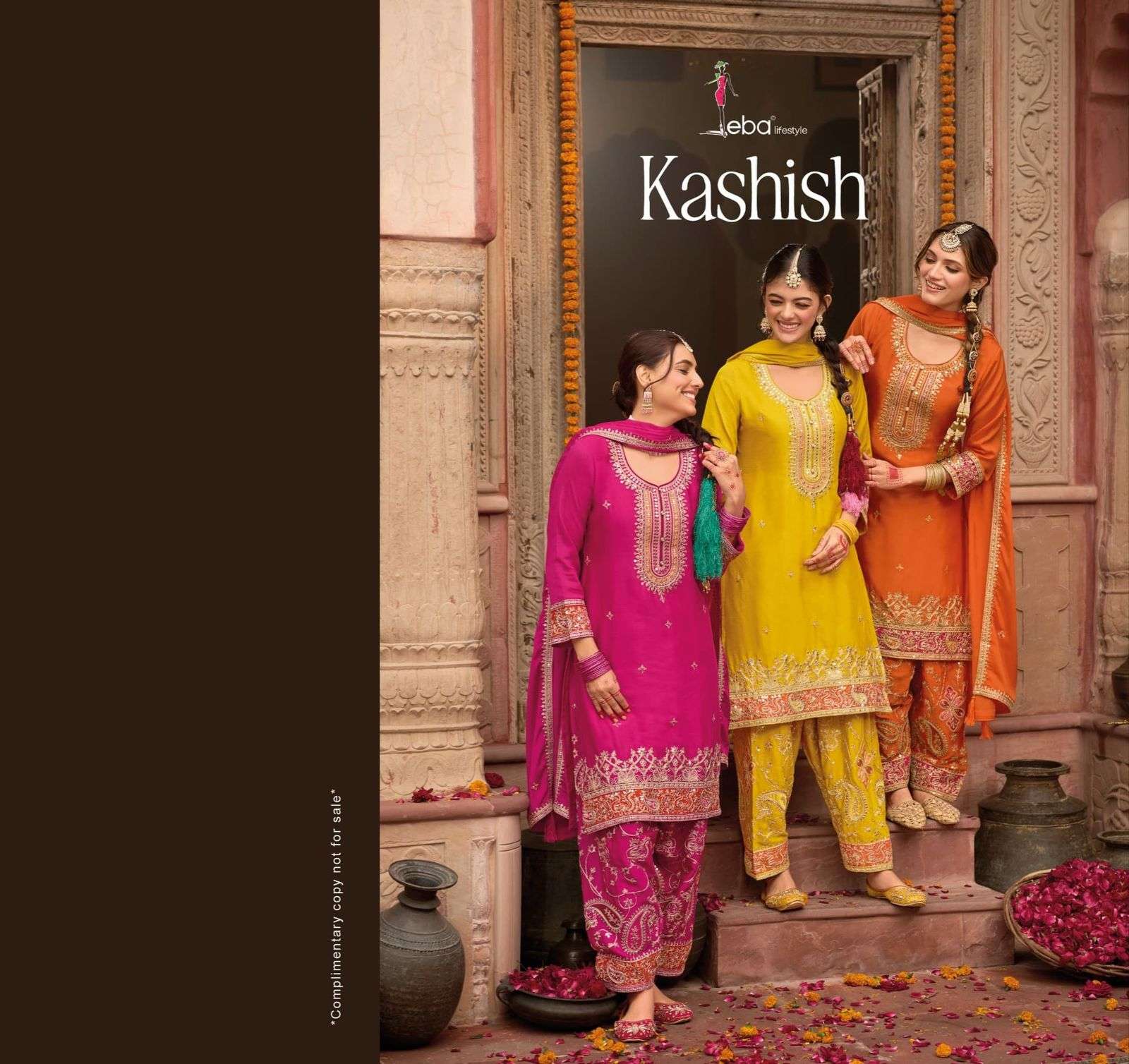 EBA KASHISHI CHINON READYMADE SUIT WHOLESALE COLLECTION 